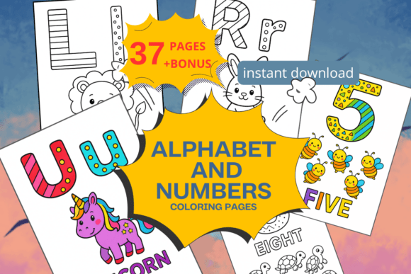 Alphabet Number Coloring Pages: A Strategic Resource for Early Learning and Creative Development