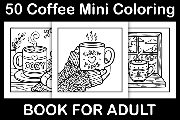 Building a Distinctive KDP Portfolio with Coffee Mini Coloring Pages