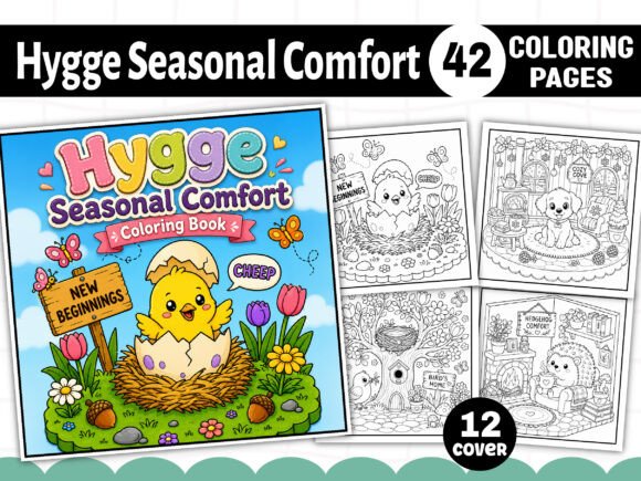 Hygge Seasonal Comfort Coloring Pages: A Strategic Tool for Creative Planning and Mindful Branding