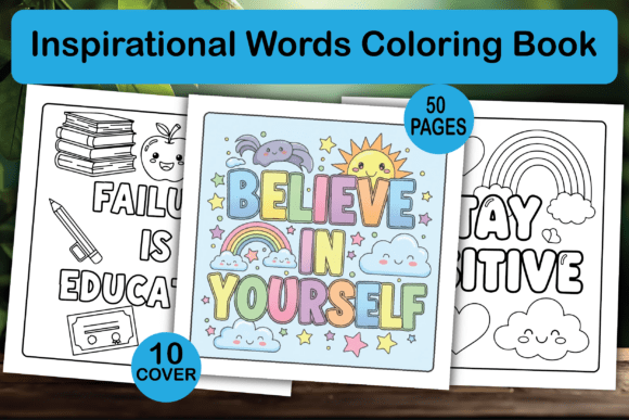 Inspirational Words Coloring Book: A Creative Tool for Mindful Expression