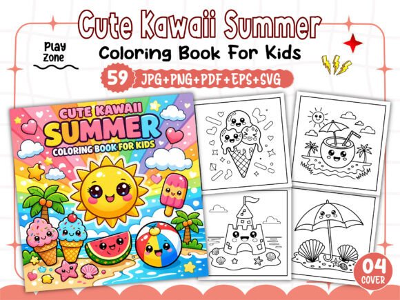 Kids Cute Kawaii Summer Coloring Pages: A Practical Guide for KDP Publishers
