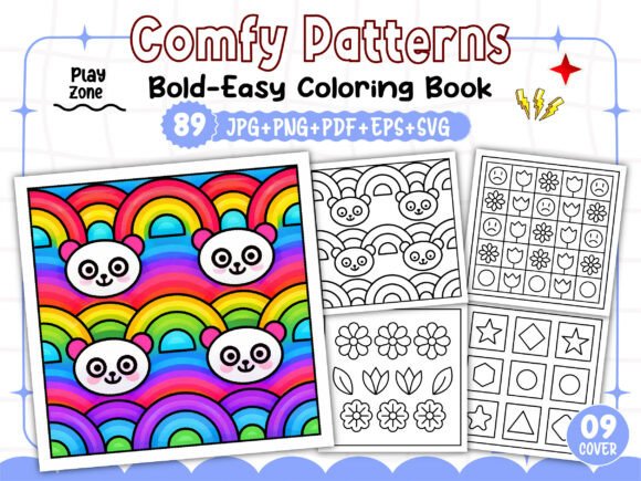 Making the Most of the Comfy Patterns Bold Easy Coloring Book for Your KDP Interior