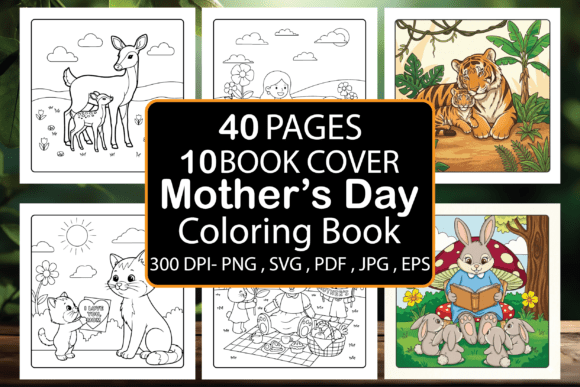 Mother’s Day Coloring Book