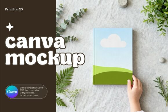 Notebook Kid Book KDP PNG Canva Mockup: A Strategic Asset for Self-Publishers and Creators