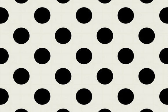 Seamless Bold Polka Dot Pattern Design
