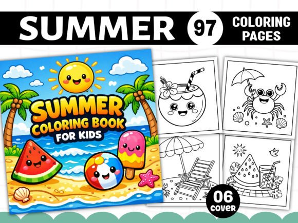 Summer Coloring Pages for Kids: Building a High-Quality KDP Coloring Book Interior That Sells